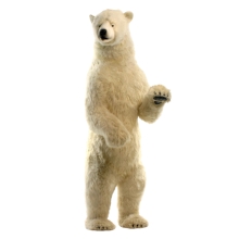 Animated Plush Toy Polar bear sea world, H. 260cm, HANSA (0005)