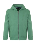 Hoodie with a zipper for a boy color green size 122/128, Marc OPolo (83723)