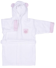 Детский розовый халат 1-2 года KITIKATE (0125)