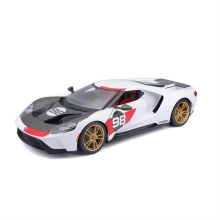 Игрушки Машинка игрушечная 2021 Ford GT Heritage, масштаб 118, Maisto (13908)